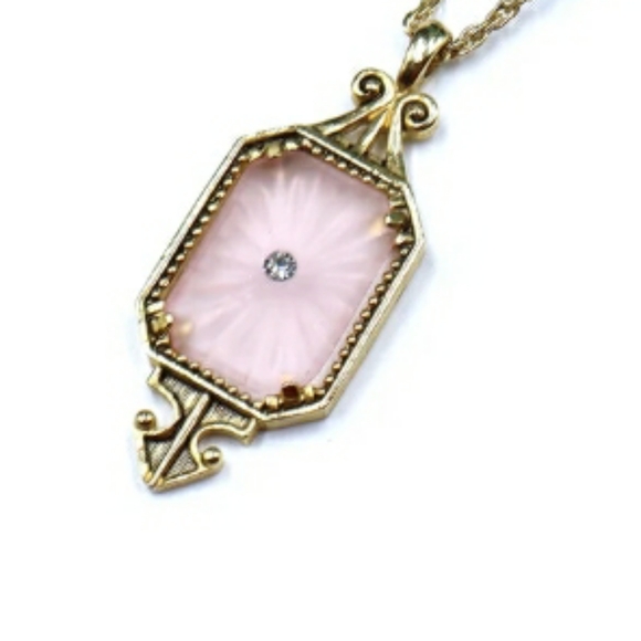 Avon 1977 Frostlights Camphor Glass Vintage Pendant - Picture 5 of 6